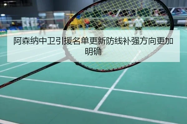 阿森纳中卫引援名单更新防线补强方向更加明确